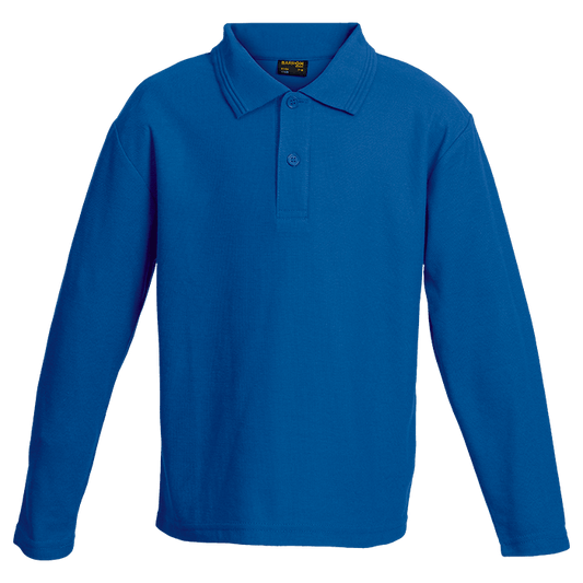 Kids Pique Knit Long Sleeve Golf Shirt - Retail Therapy Online