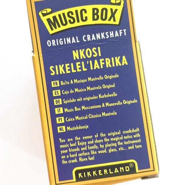 Kikkerland Mini Music Box SA Anthem - Retail Therapy Online