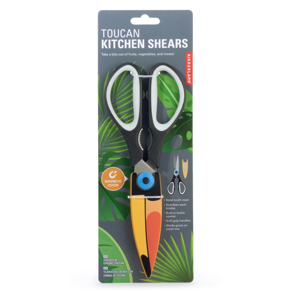 Kikkerland Toucan Kitchen Scissors - Retail Therapy Online