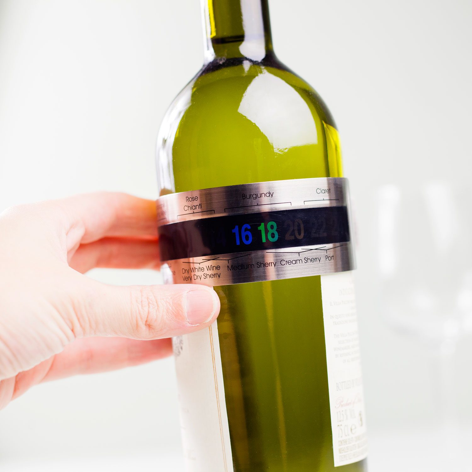 Kikkerland Wine Bottle Thermometer - Retail Therapy Online