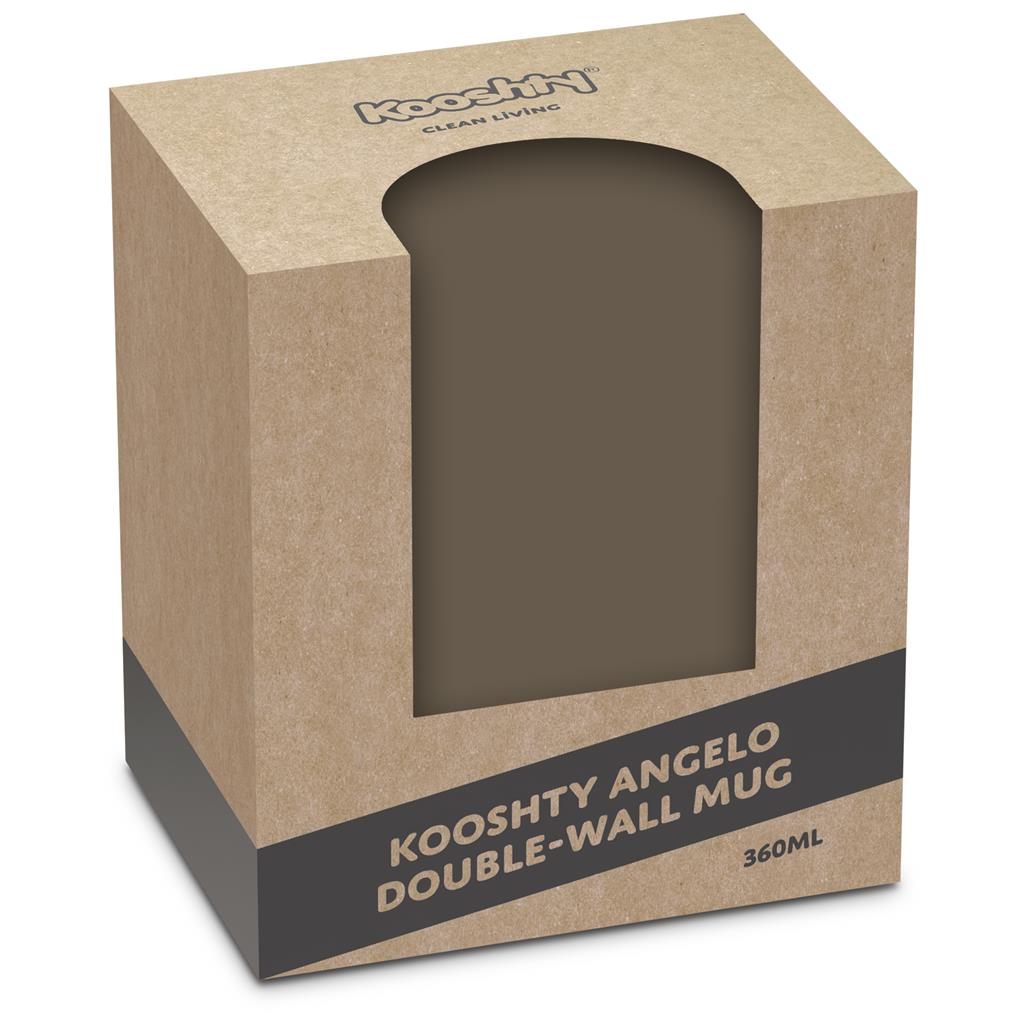 Kooshty Angelo S/S & Plastic Double - Wall Mug – 360ml - Retail Therapy Online