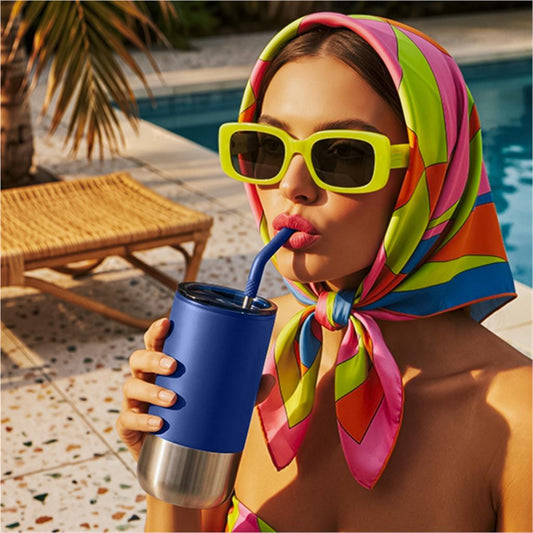 Kooshty Cheerio Double Wall Tumbler & Straw – 480ml - Retail Therapy Online
