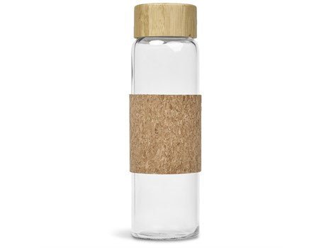 Kooshty Clear Bamboost Glass Water Bottle - 700ml - Retail Therapy Online