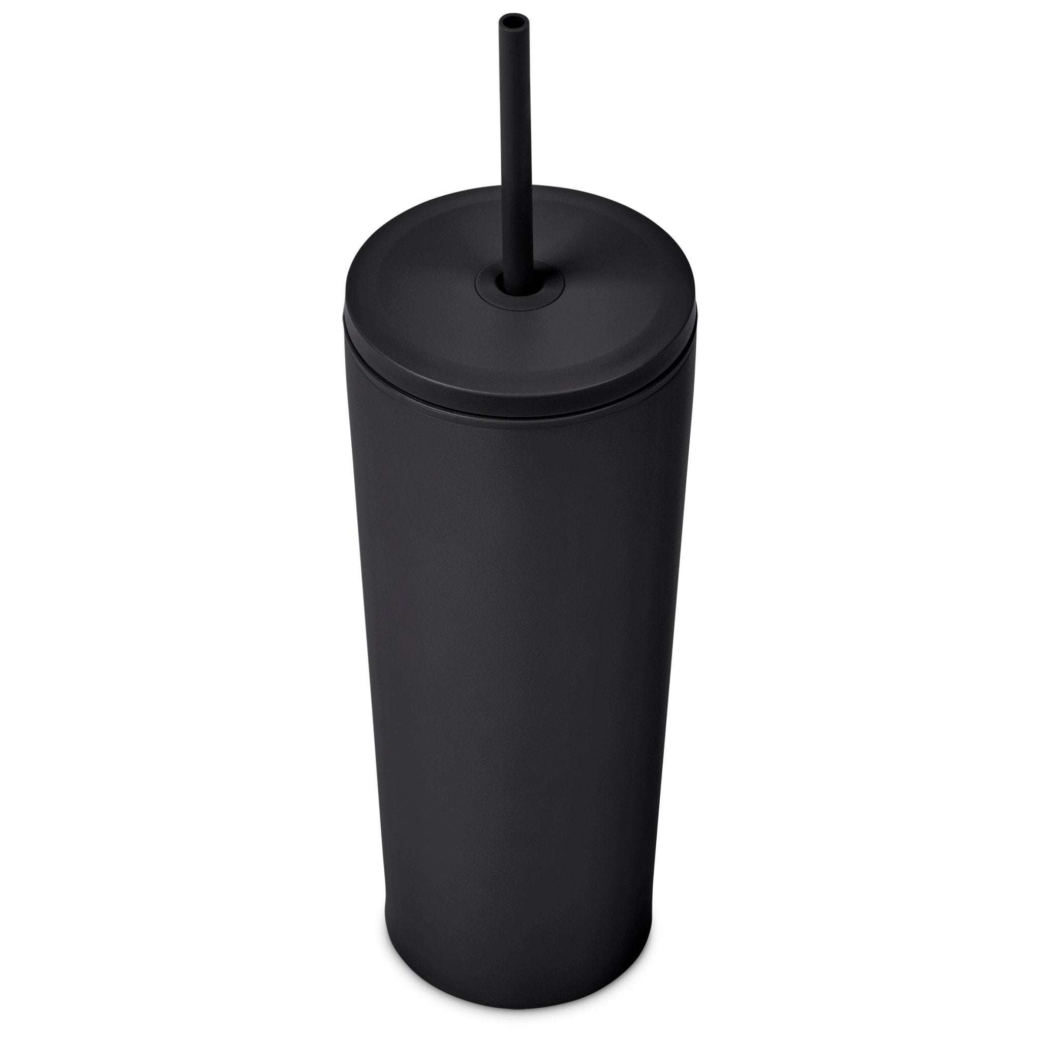 Kooshty Concorde Stainless Steel & Plastic Double - Wall Tumbler & Straw - 720ml - Retail Therapy Online