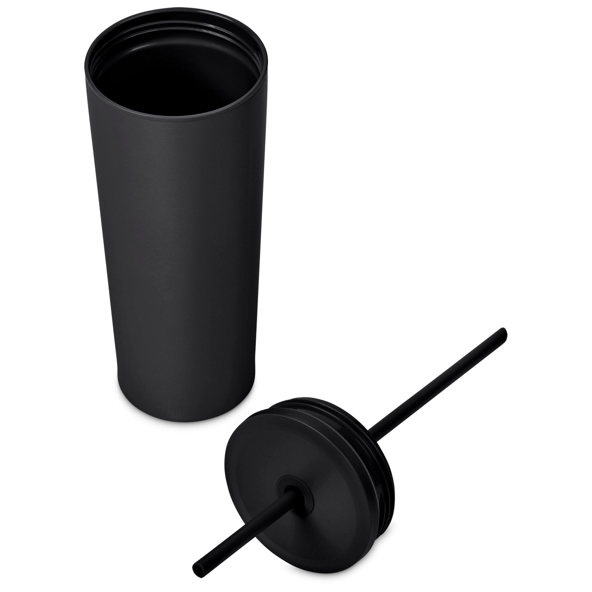Kooshty Concorde Stainless Steel & Plastic Double - Wall Tumbler & Straw - 720ml - Retail Therapy Online