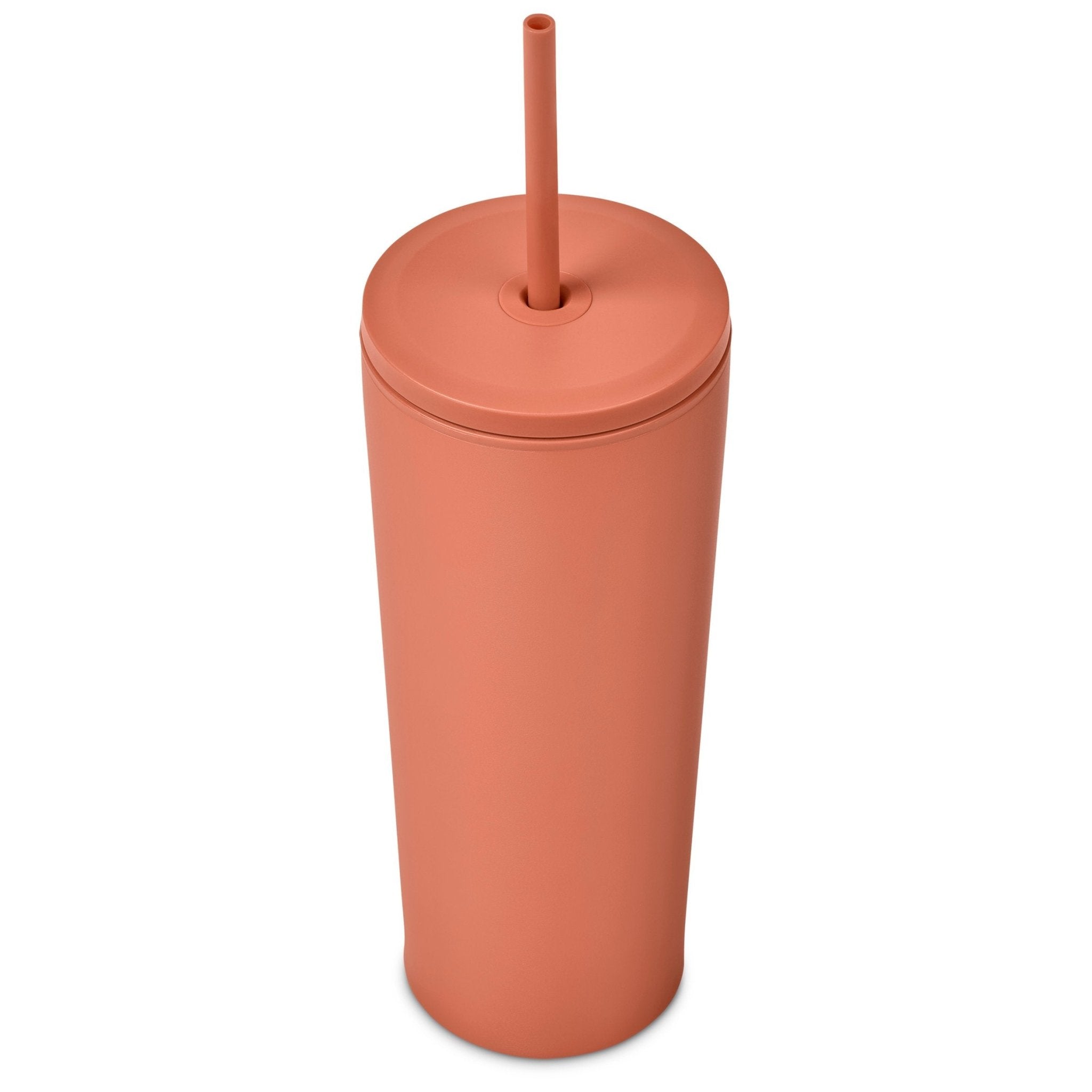 Kooshty Concorde Stainless Steel & Plastic Double - Wall Tumbler & Straw - 720ml - Retail Therapy Online