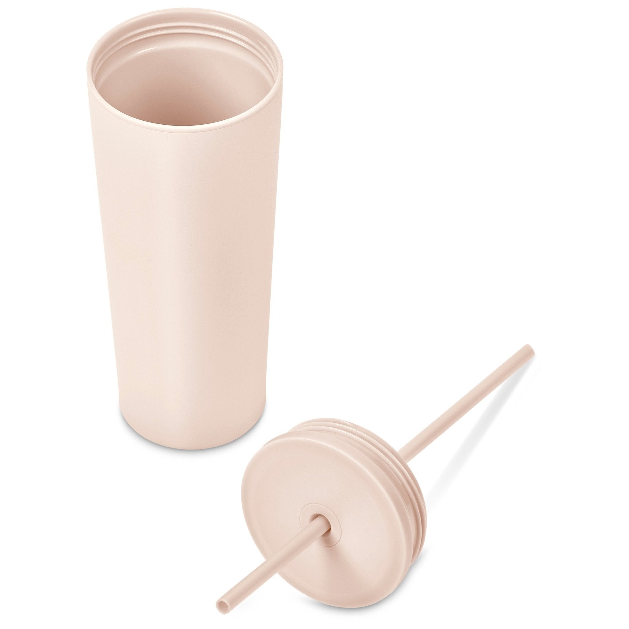 Kooshty Concorde Stainless Steel & Plastic Double - Wall Tumbler & Straw - 720ml - Retail Therapy Online