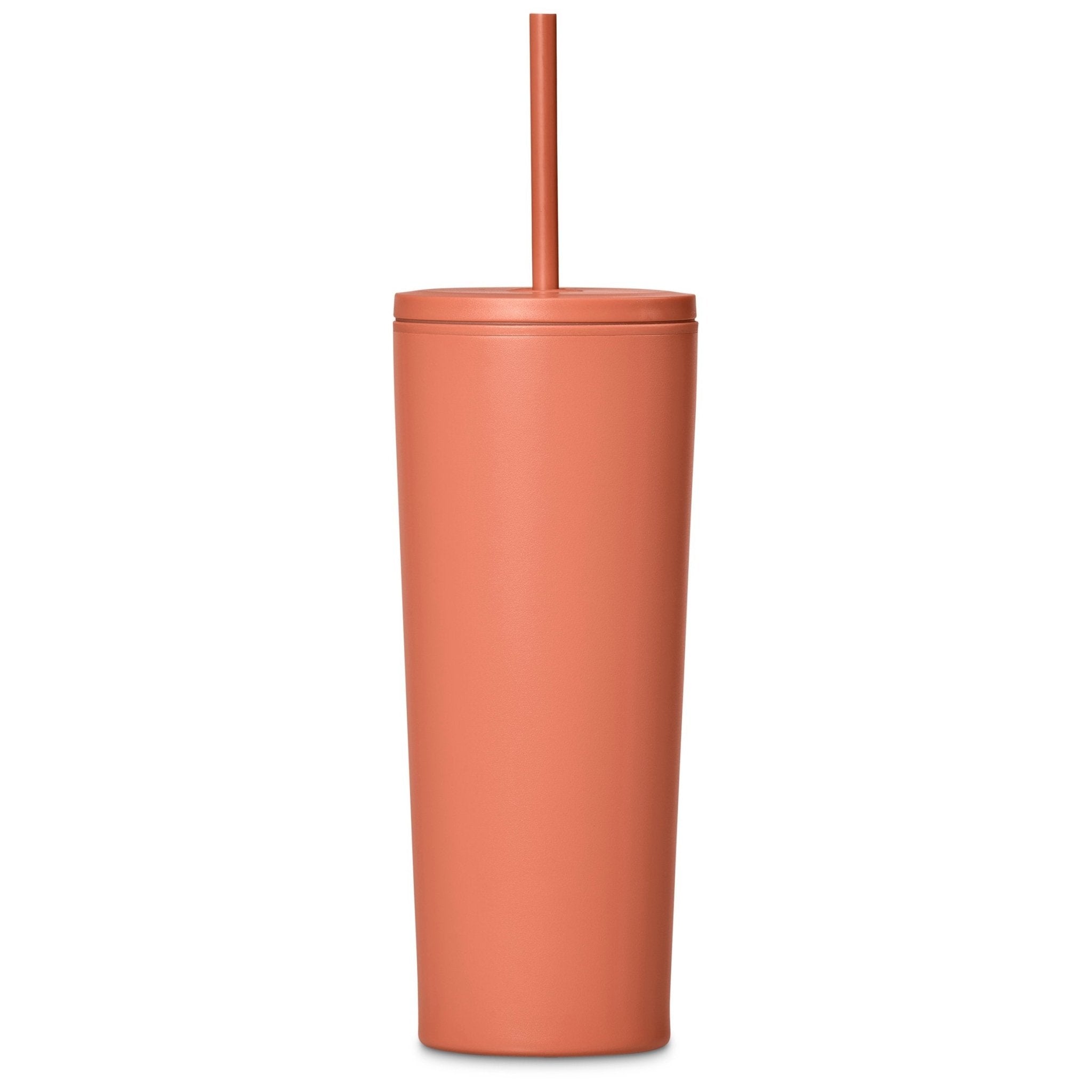 Kooshty Concorde Stainless Steel & Plastic Double - Wall Tumbler & Straw - 720ml - Retail Therapy Online