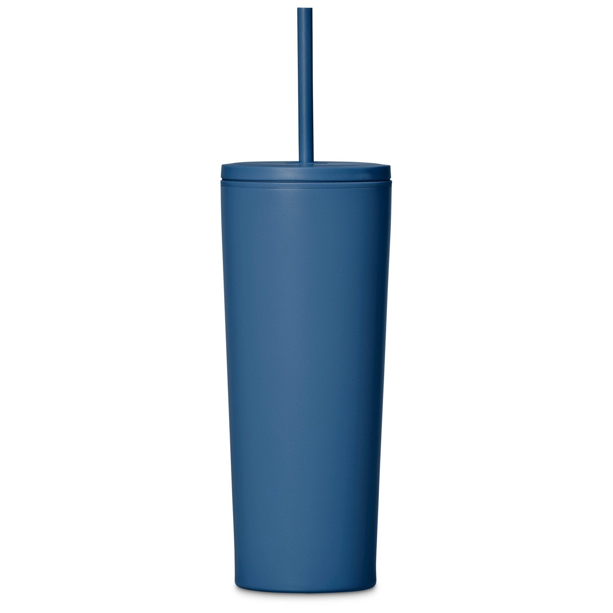 Kooshty Concorde Stainless Steel & Plastic Double - Wall Tumbler & Straw - 720ml - Retail Therapy Online