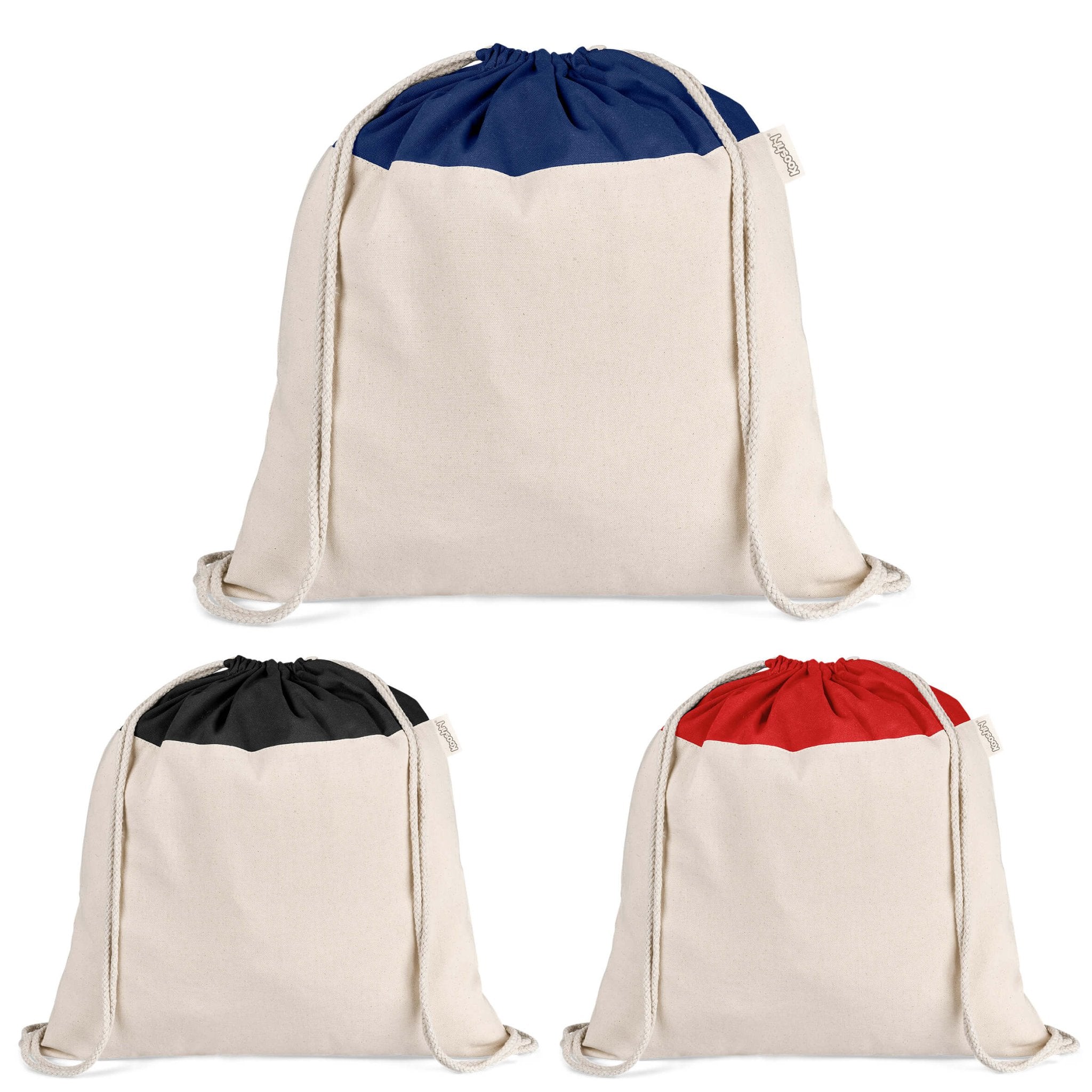 Kooshty Dominica Jumbo Cotton Drawstring Bag - 220gsm - Retail Therapy Online