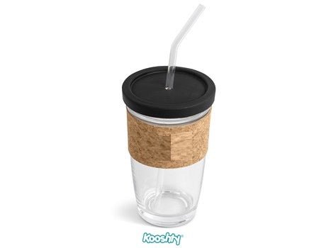 Kooshty Kork Glass Kup & Straw - 480ml - Retail Therapy Online