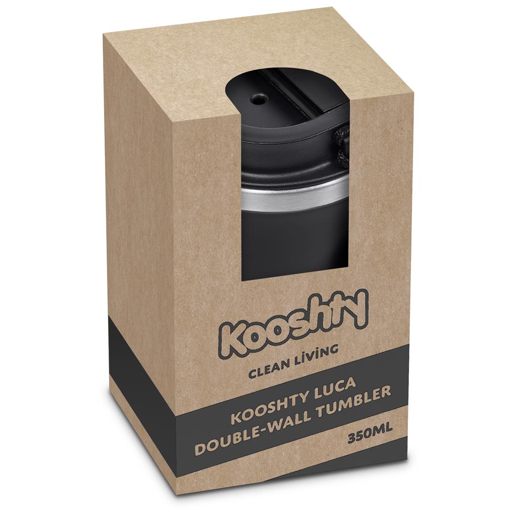Kooshty Luca S/S & Plastic Double - Wall Tumbler – 350ml - Retail Therapy Online