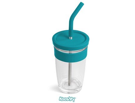 Kooshty Slurp Glass Kup & SS Straw - 480ml - Retail Therapy Online