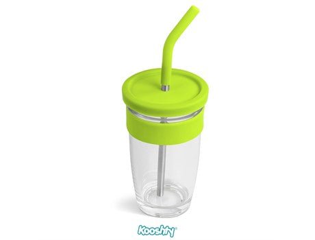 Kooshty Slurp Glass Kup & SS Straw - 480ml - Retail Therapy Online