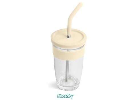 Kooshty Slurp Glass Kup & SS Straw - 480ml - Retail Therapy Online