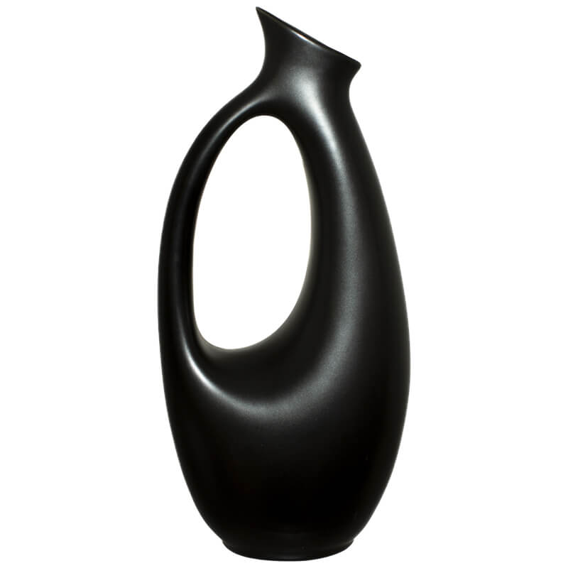 Kuro Handled Vase - Black - Retail Therapy Online