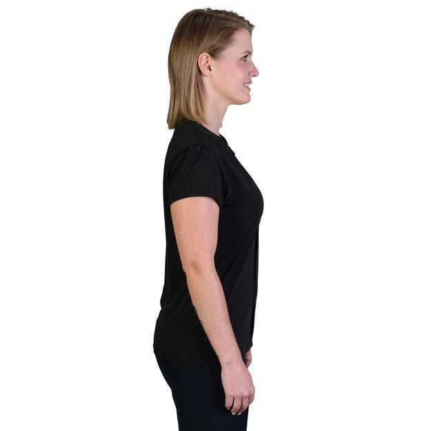 Ladies Emma Blouse - Short & Long Sleeve - Retail Therapy Online