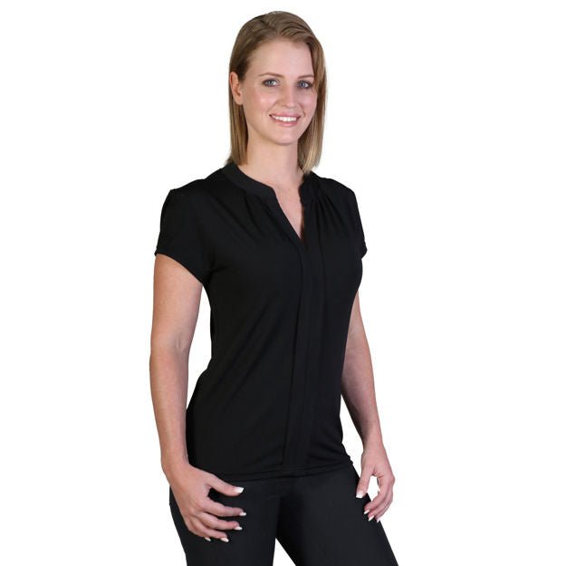Ladies Emma Blouse - Short & Long Sleeve - Retail Therapy Online