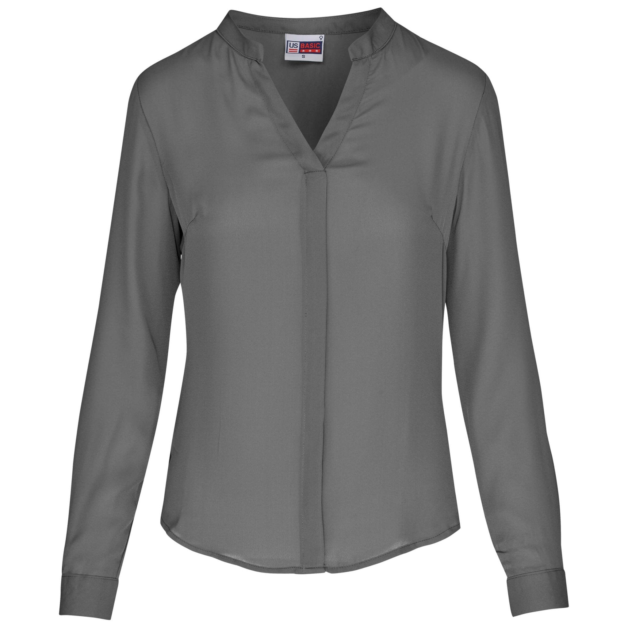 Ladies Long Sleeve Ava Blouse - Retail Therapy Online