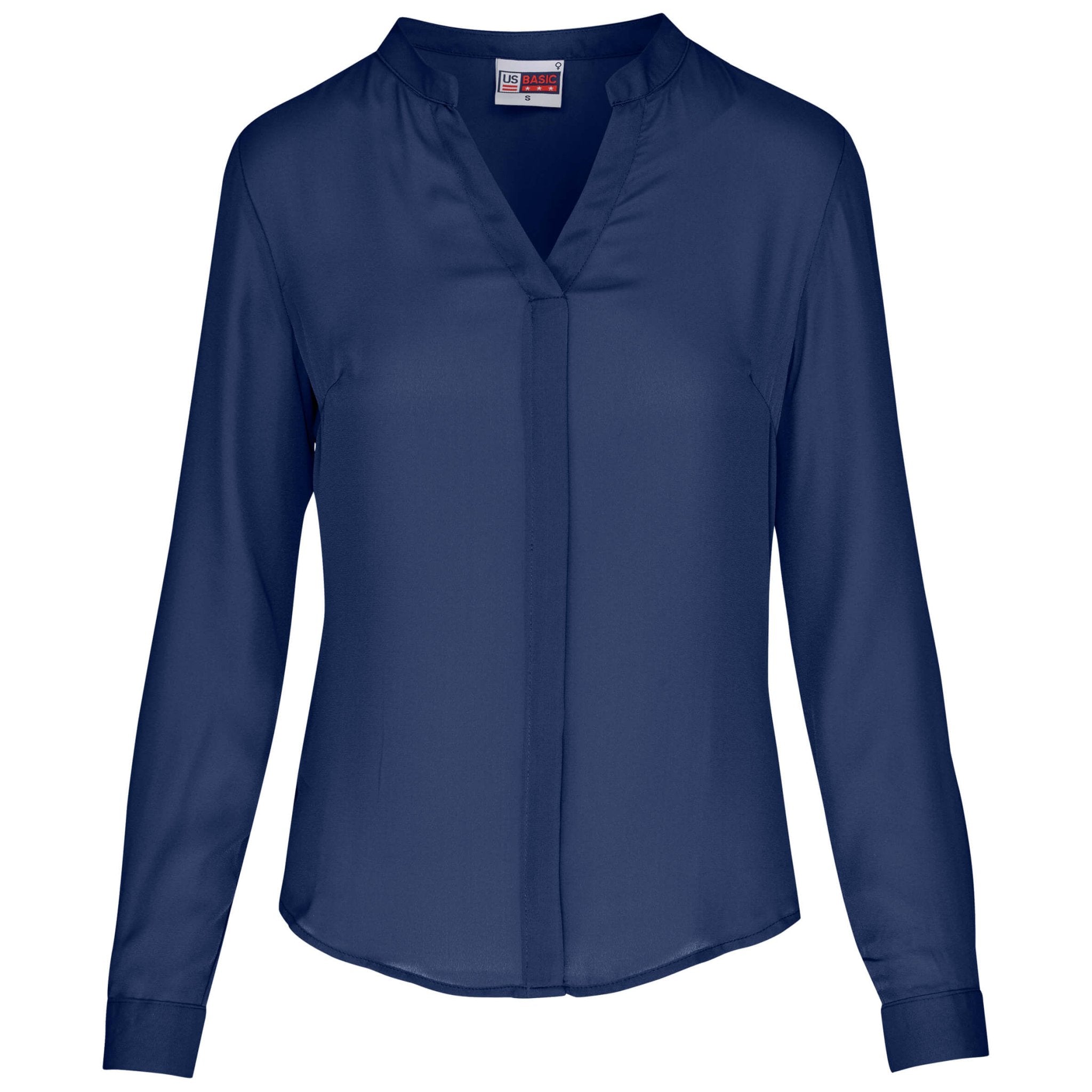 Ladies Long Sleeve Ava Blouse - Retail Therapy Online