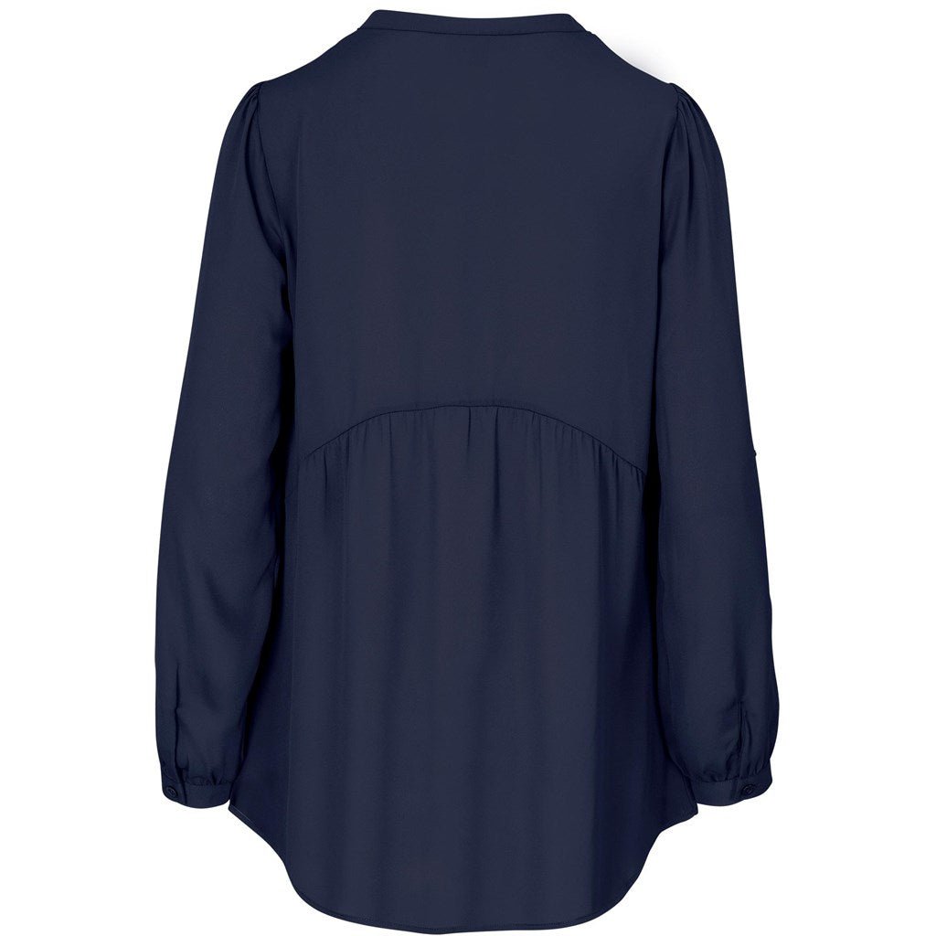 Ladies Long Sleeve Candice Blouse - Retail Therapy Online