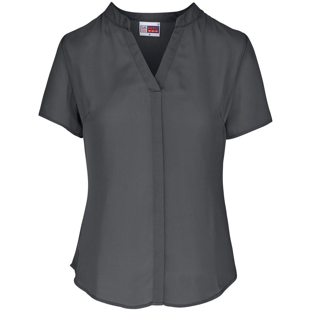 Ladies Short Sleeve Ava Blouse - Retail Therapy Online