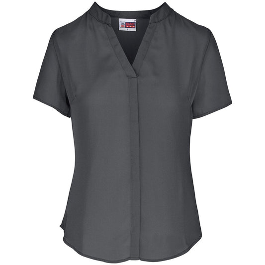Ladies Short Sleeve Ava Blouse - Retail Therapy Online