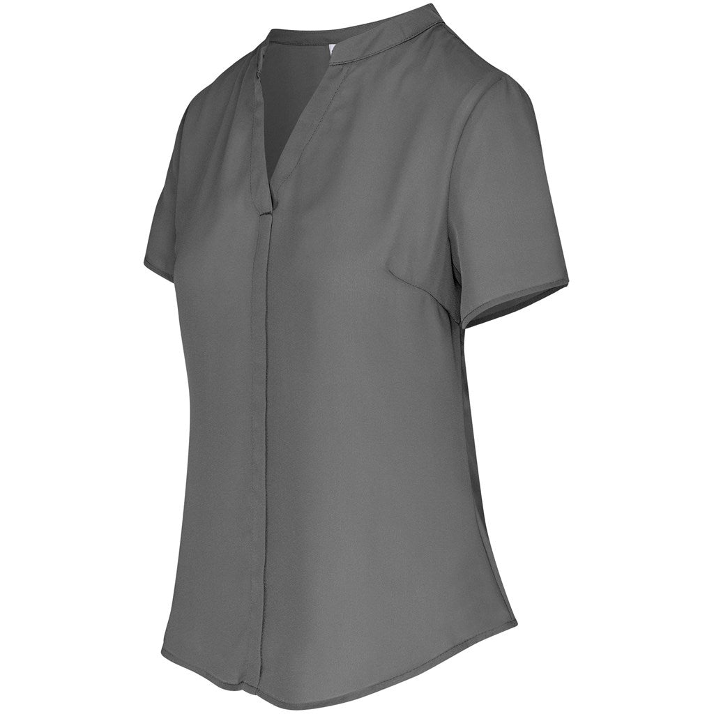Ladies Short Sleeve Ava Blouse - Retail Therapy Online