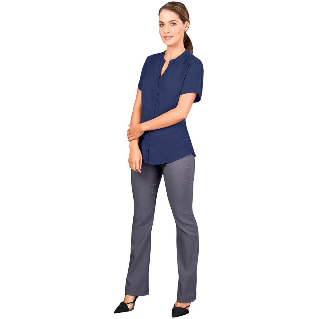 Ladies Short Sleeve Ava Blouse - Retail Therapy Online