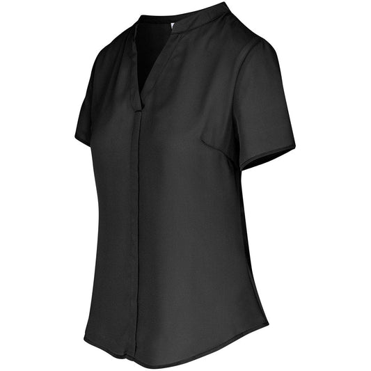 Ladies Short Sleeve Ava Blouse - Retail Therapy Online