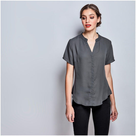 Ladies Short Sleeve Ava Blouse - Retail Therapy Online
