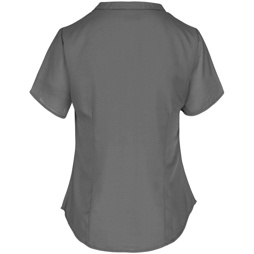 Ladies Short Sleeve Ava Blouse - Retail Therapy Online