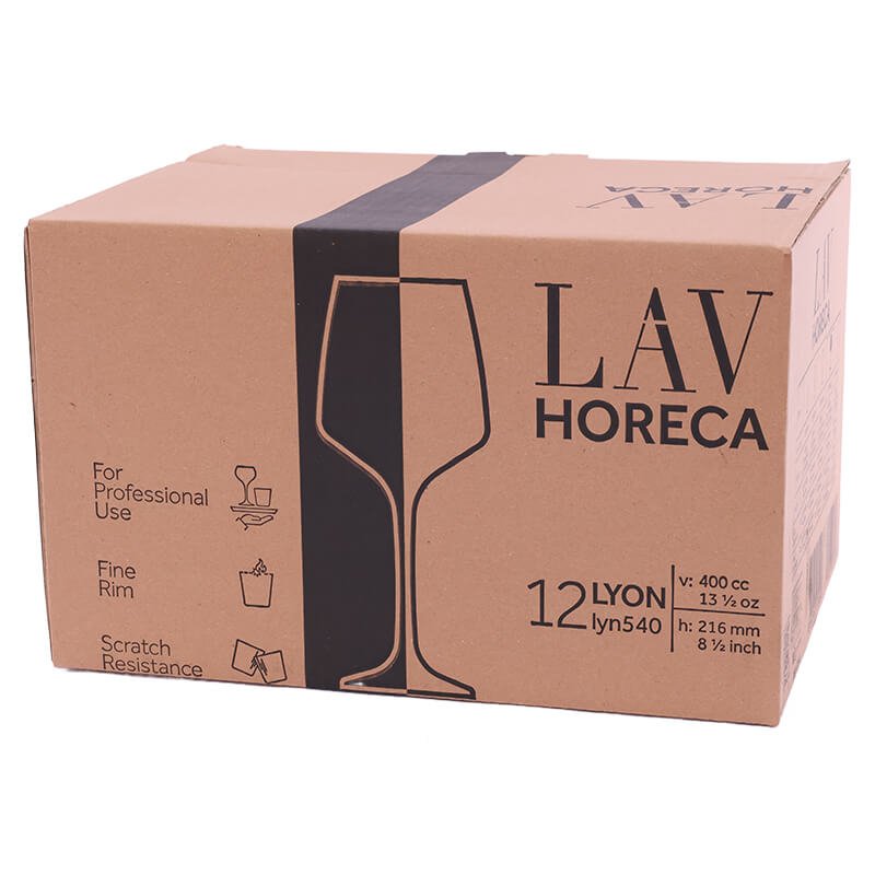 LAV Lyon Wine Glass 330ml or 400ml - Set of 12 - Retail Therapy Online