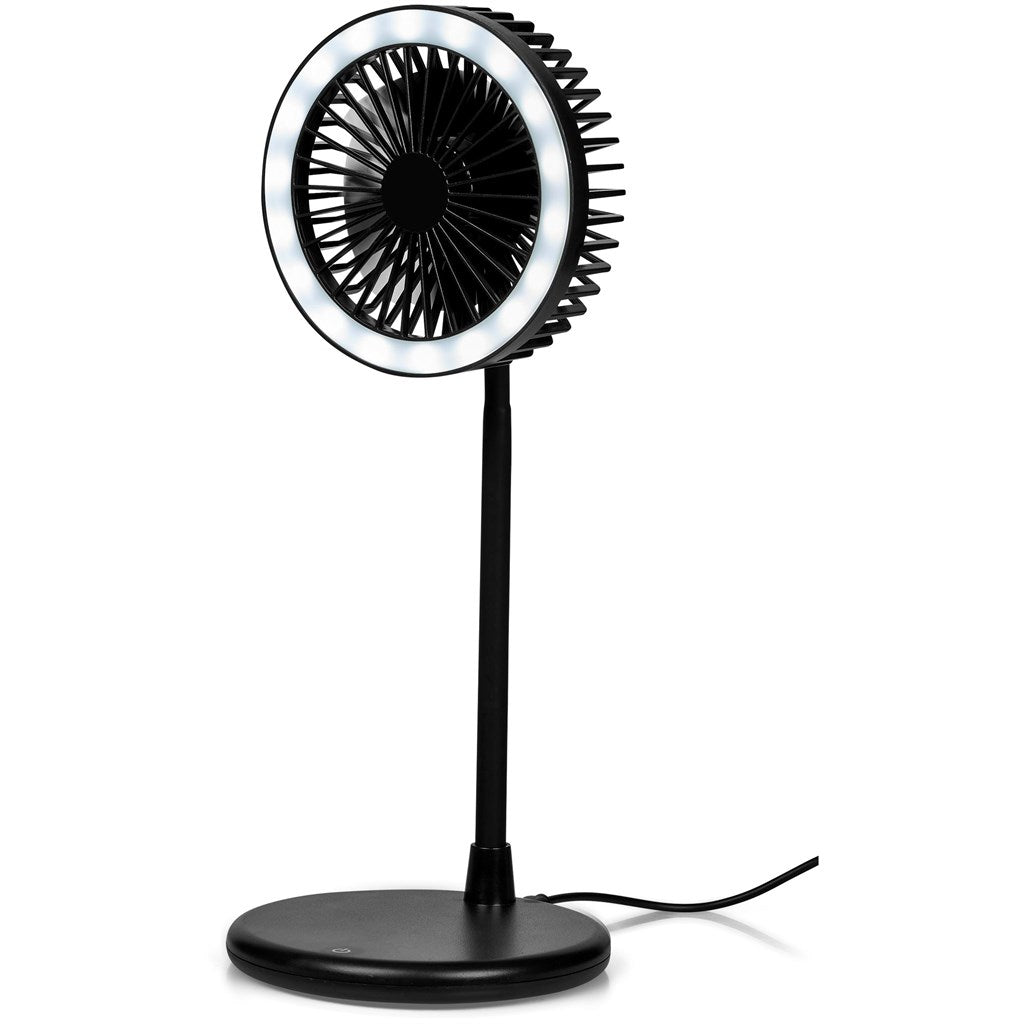 LED Ring Light Desk Fan - Retail Therapy Online