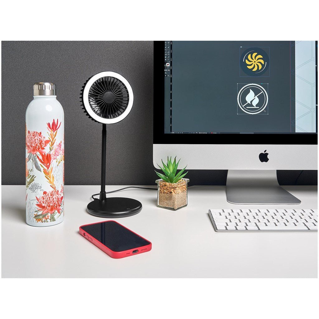 LED Ring Light Desk Fan - Retail Therapy Online