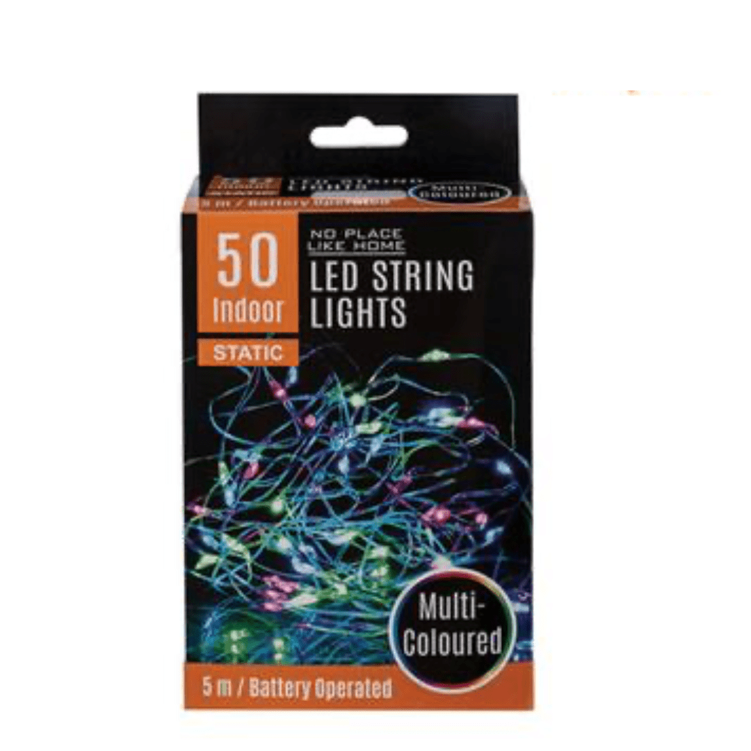 LED String Lights Battery Operated - 5m Indoor - Retail Therapy Online