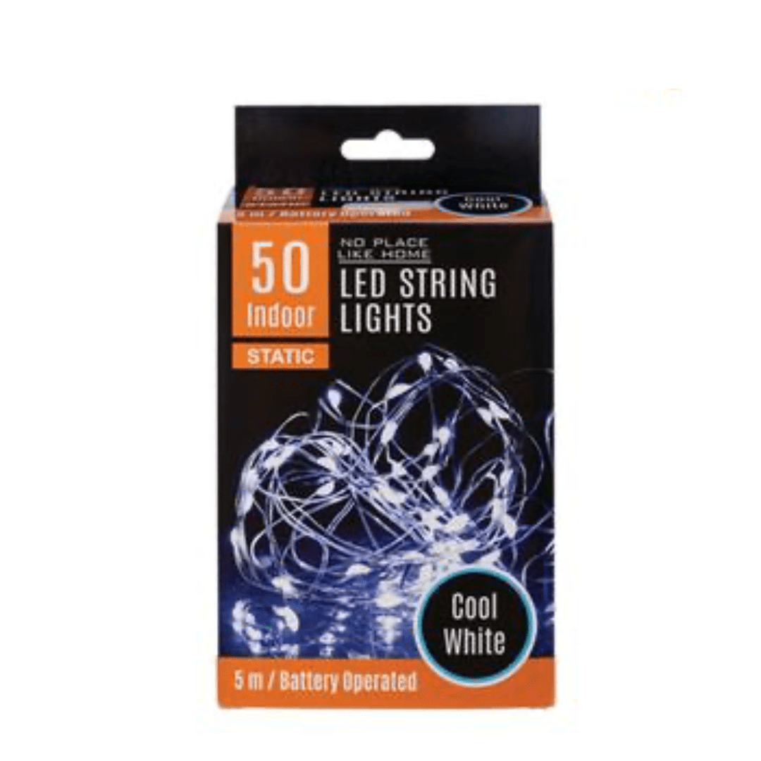LED String Lights Battery Operated - 5m Indoor - Retail Therapy Online