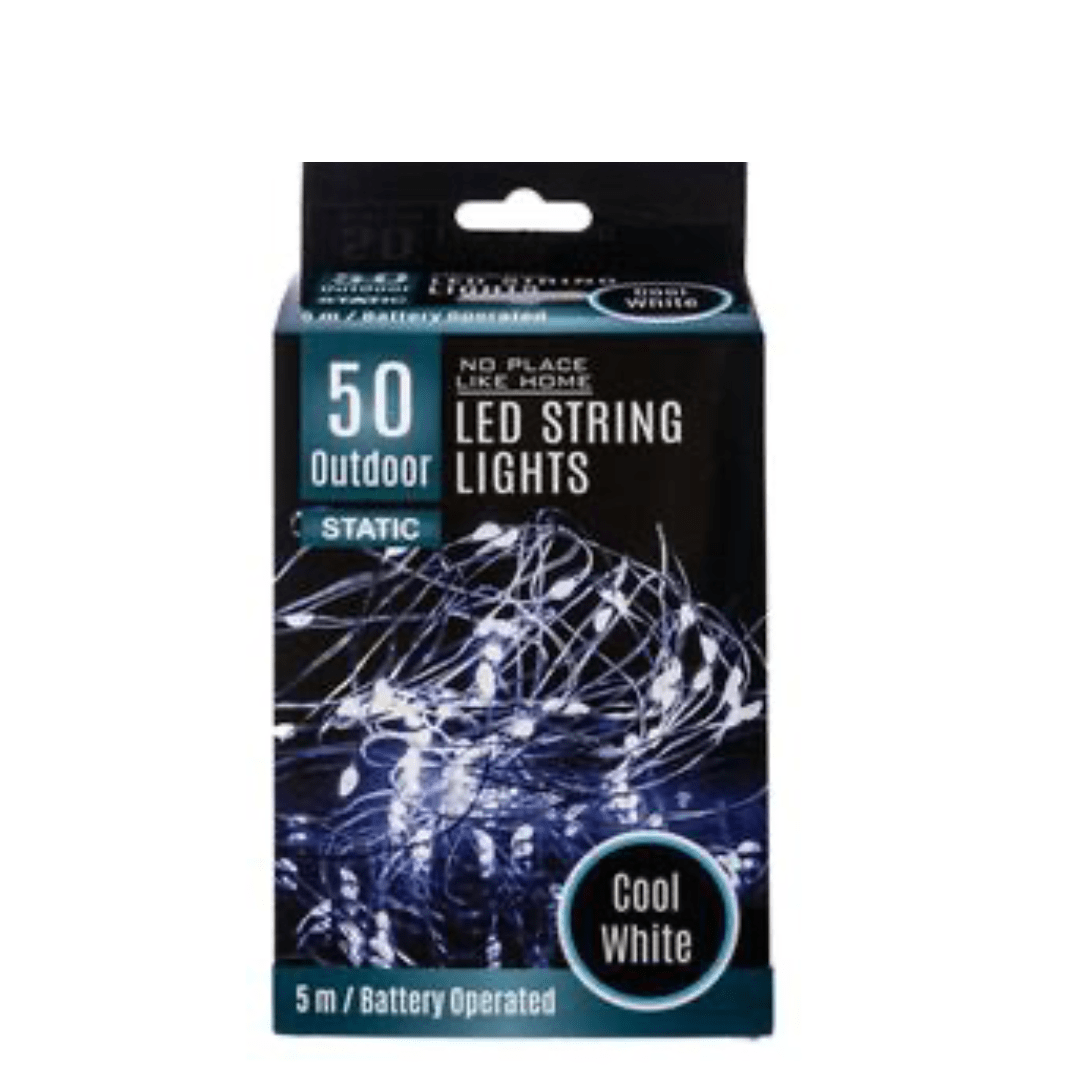 LED String Lights Battery Operated - 5m Outdoor - Retail Therapy Online