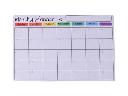 Magnetic Monthly Planner & Marker - Retail Therapy Online