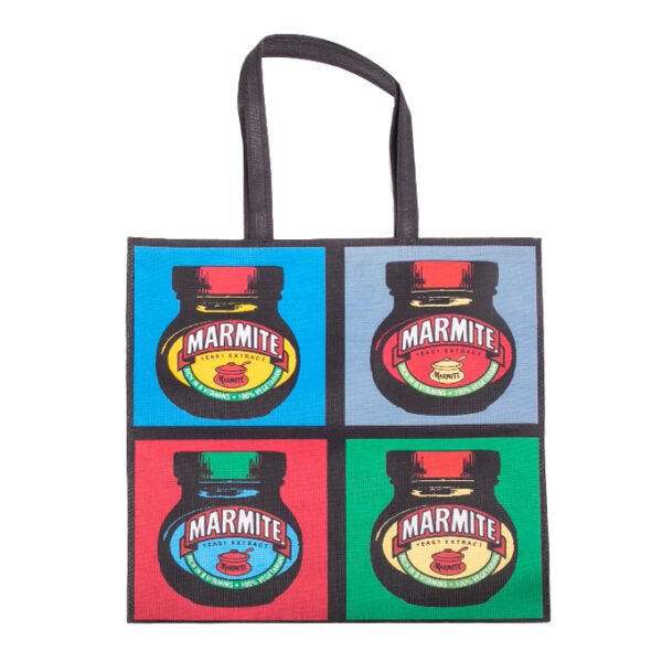 Marmite Pop Art Recycled Plastic Shopper Bag - Retail Therapy Online