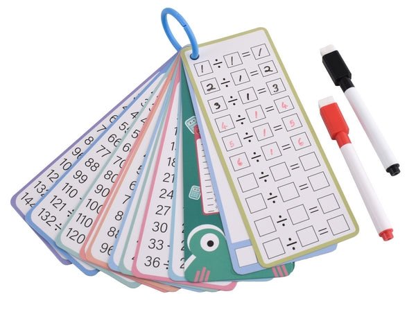 Maths Division Flash Card Set 1 - 12 - Retail Therapy Online