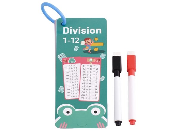 Maths Division Flash Card Set 1 - 12 - Retail Therapy Online