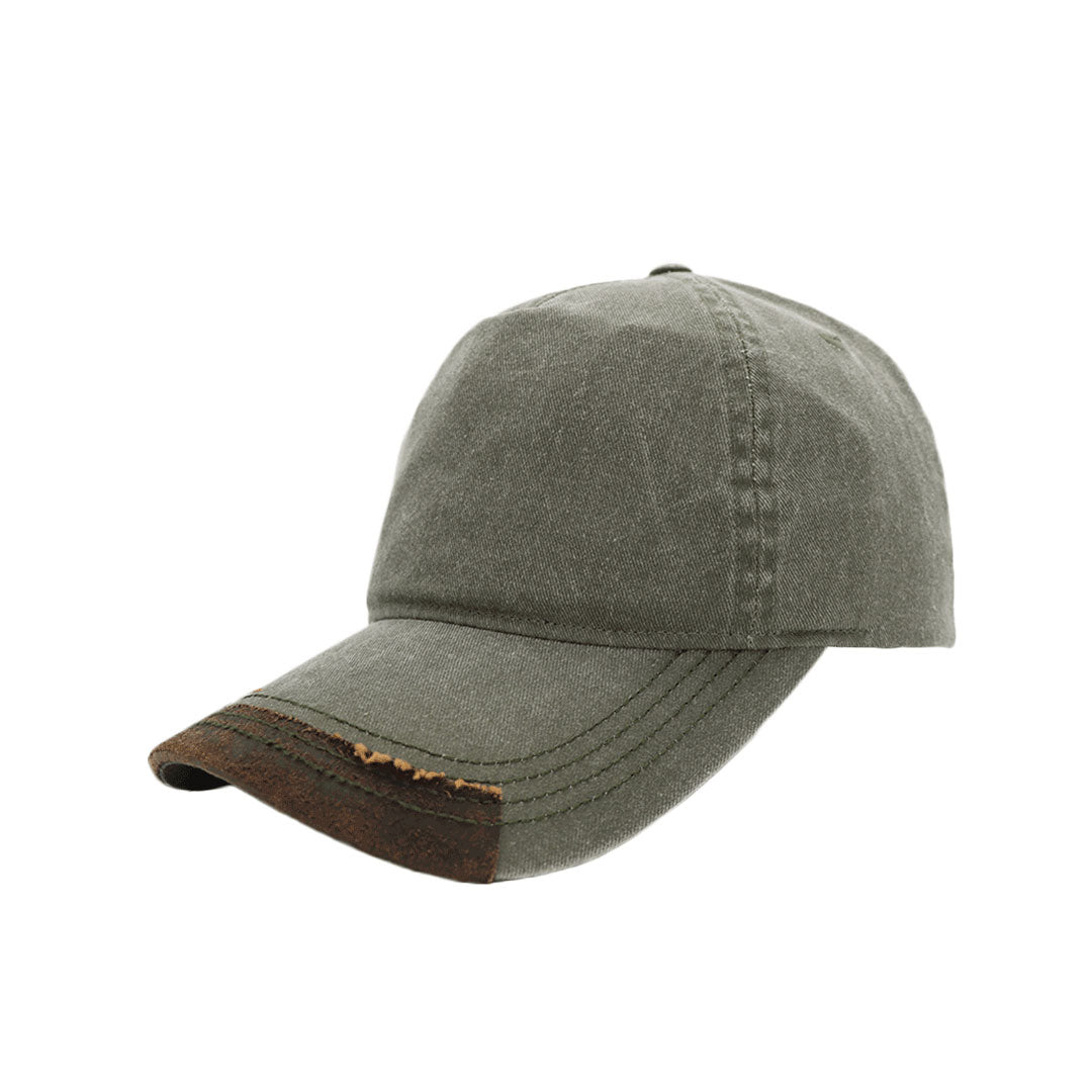 Max Wash 5 Panel Cap - Oil Skin Detail - Retail Therapy Online