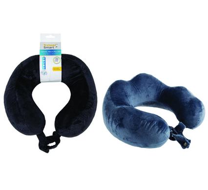 Memory Foam Travel Neck Pillow - Curved - Retail Therapy Online
