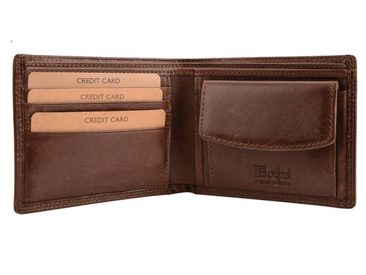 Men's Folding Genuine Leather Wallet - Retail Therapy Online