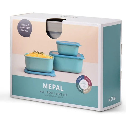 Mepal Cirqula Set Deep Rectangular 3pc - Retail Therapy Online