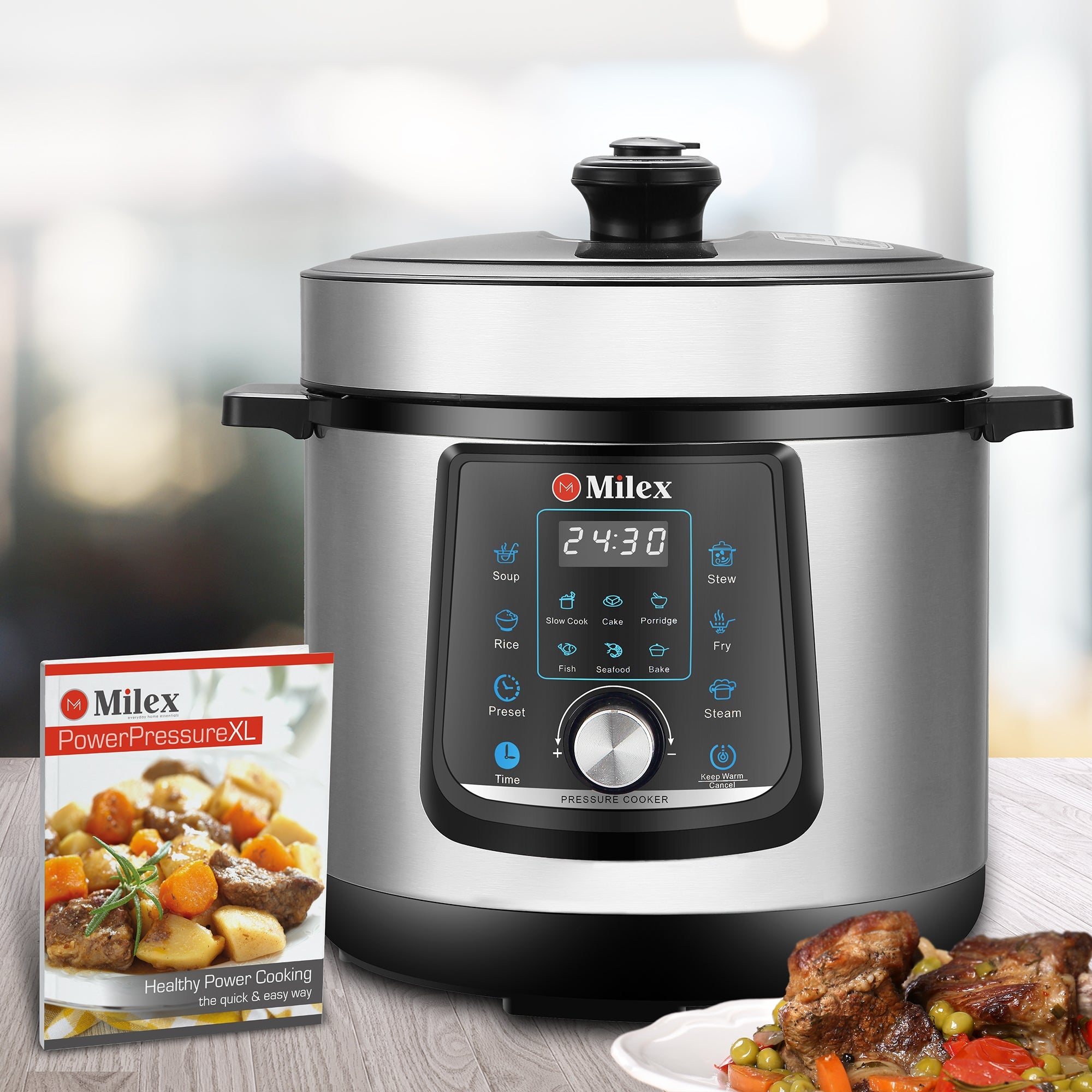 Milex 6L Digital Power Pressure Cooker - Retail Therapy Online