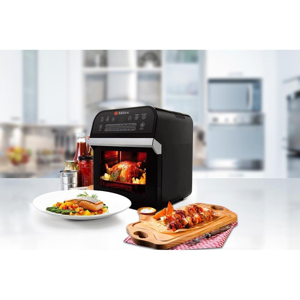 Milex Digital Air Fryer Oven with Rotisserie 12L - Retail Therapy Online