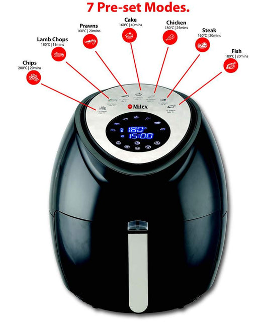 Milex Power Air Fryer 3.6 Litre - Retail Therapy Online