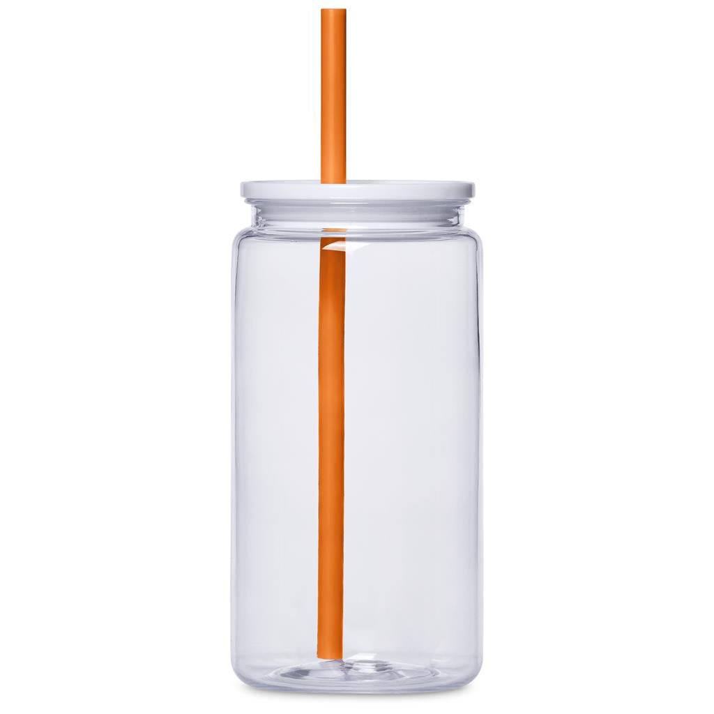 Mina Plastic Tumbler and Straw - 550ml - Retail Therapy Online